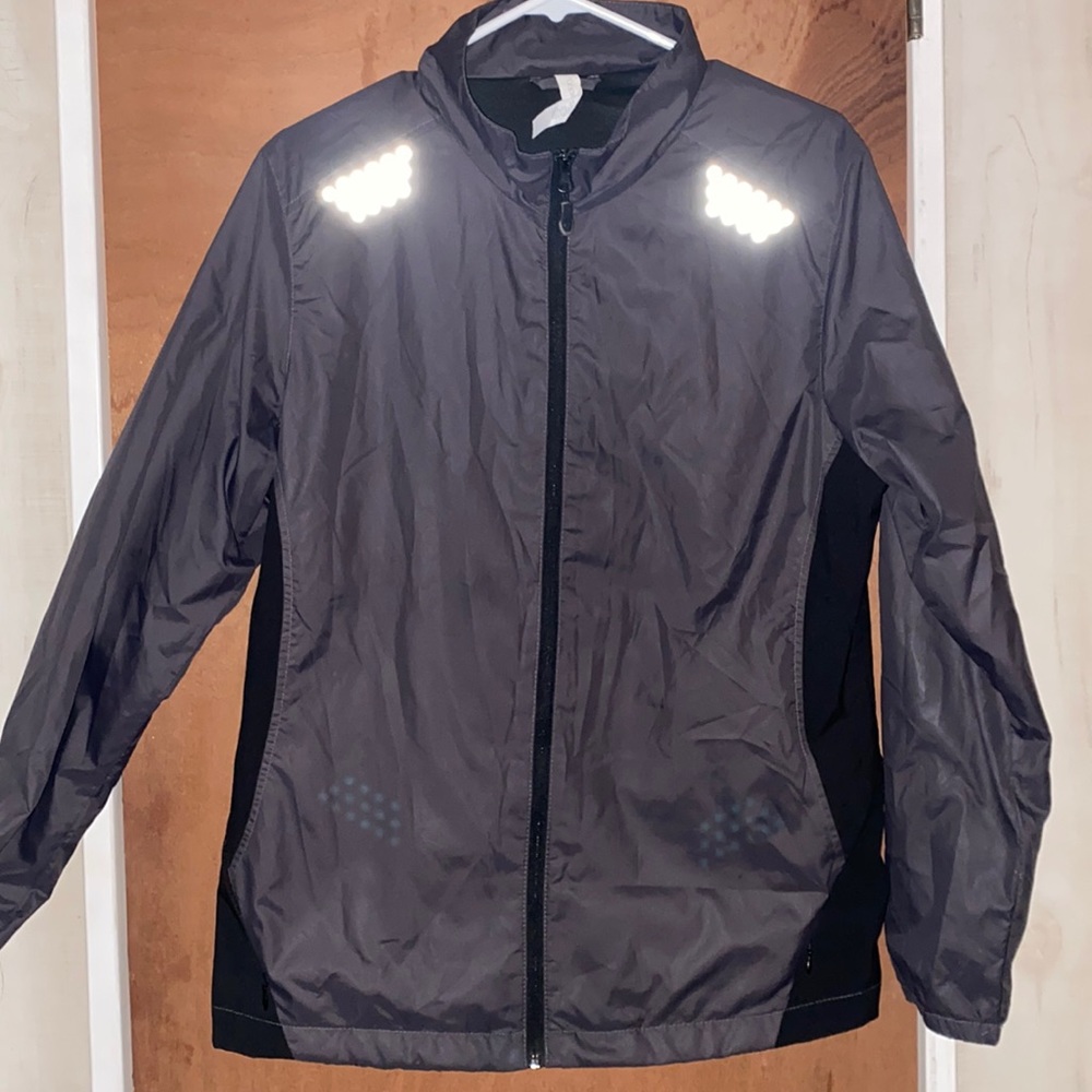 Slightly Worn XL Zip up Grey Jacket